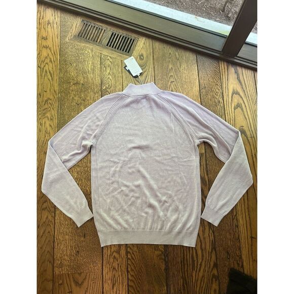 FootJoy Men’s Half-Zip Golf Sweater Heather Lavender Size Small NWT 30506 - Picture 6 of 6